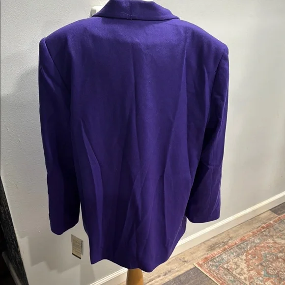 Sag Harbor Purple Wool Blazer - Picture 7 of 7